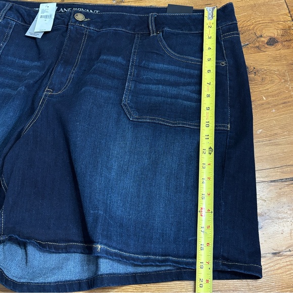 Lane Bryant Women's Jean Shorts - Deep Indigo - Picture 7 of 13